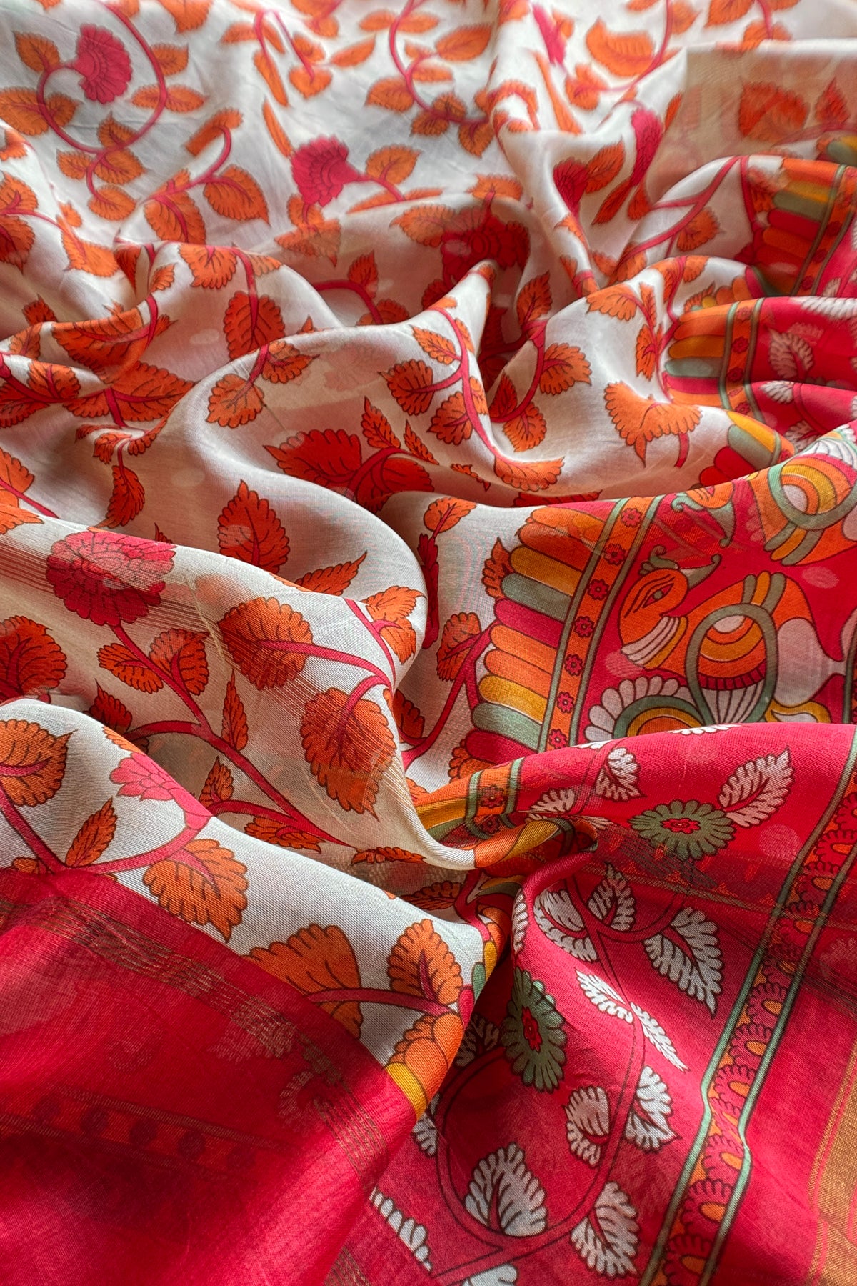 Maheshwari unstitched suit set at the best price

