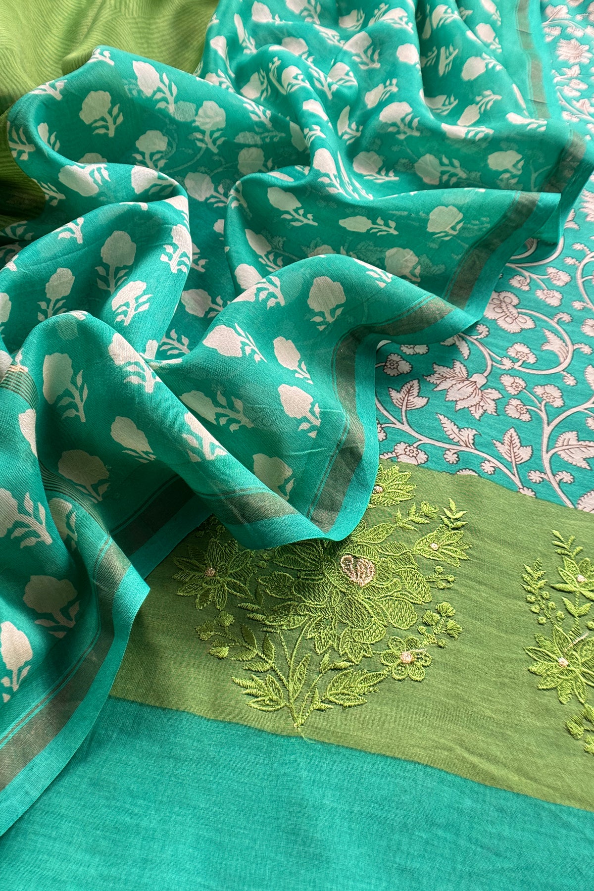 Pure maheshwari suit for women

