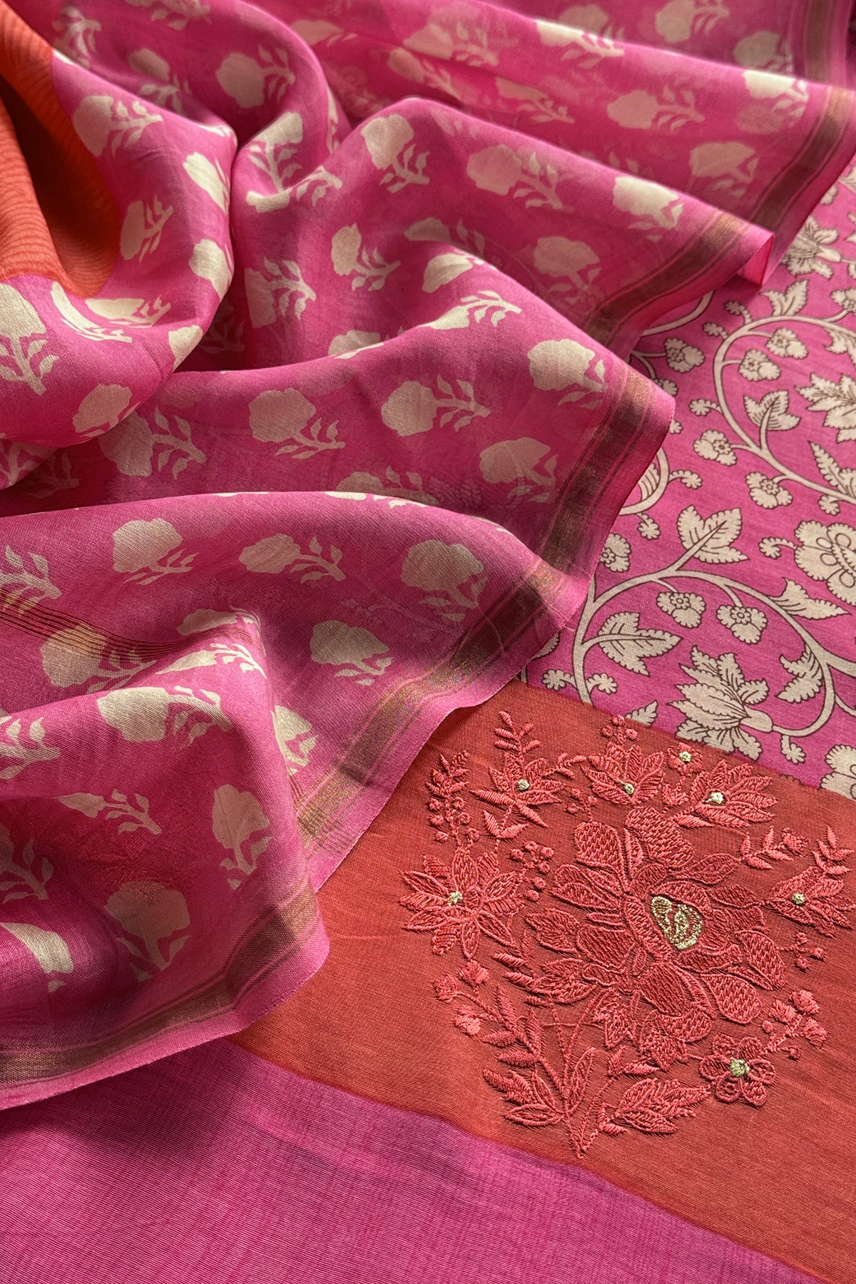 Pure maheshwari suit for women

