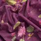 Pure Unstitched Handloom Banarasi Chanderi Suit Brushprint Dupatta