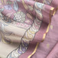 Turkish Rose Handloom Banarasi Suit set with Kalamkari Organza dupatta