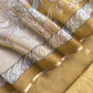 Dusty gold Handloom Banarasi Suit set with Kalamkari Organza dupatta