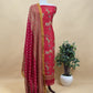 Pure maheshwari silk suit fabric