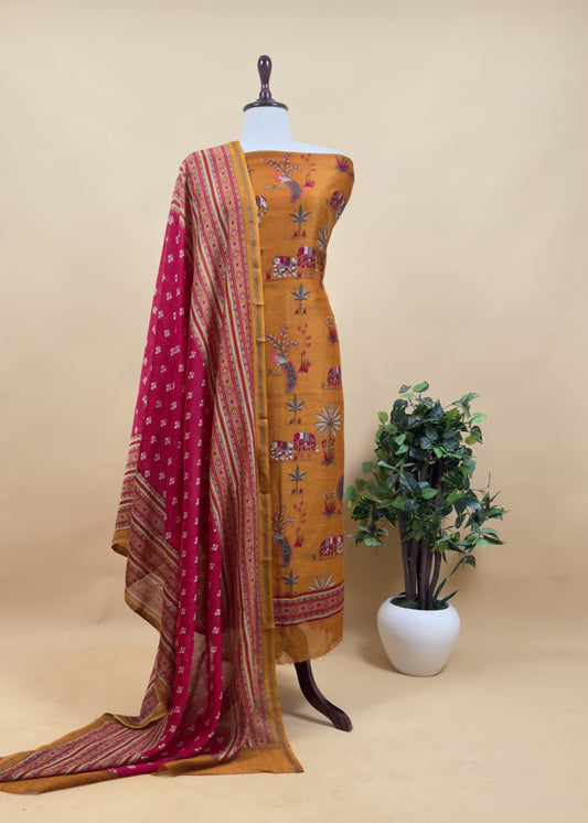 Pure maheshwari suit for women

