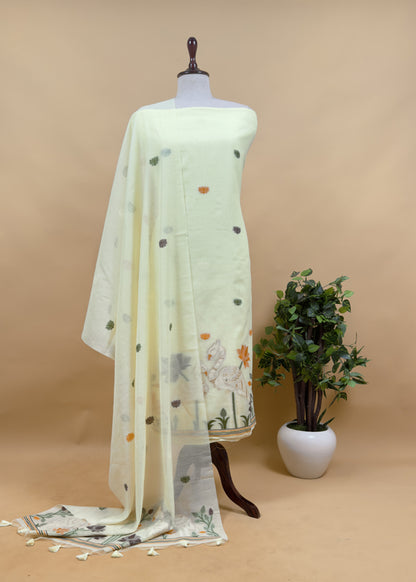 Comfort wear jamdani suit at the best price