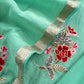 Mulmul suit set with appliqué work with pitta hand detailing


