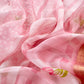 Pink Handloom Summer Chanderi Silk Suit With Dupatta