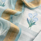 Pastel Blue Handloom Summer Chanderi silk Suit With Dupatta