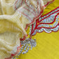 Luxury handloom tissue silk suit with dabka dori hand work

