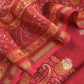 Red Maheshwari Silk Suit With Banarasi Bootis
