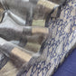 Blue Designer Pure Brocade Silk kurta And Tissue Silk Dupatta
