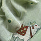 Linen Chanderi Suit With Cow pichwai jamdani weaving

