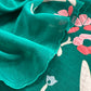 Green Pure Mulmul Suit Fabric With Appliqué Work