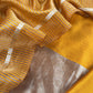 Yellow Kalasheel Luxe Indian Antique Handwoven Chanderi Suit With Heavy Gold Zari