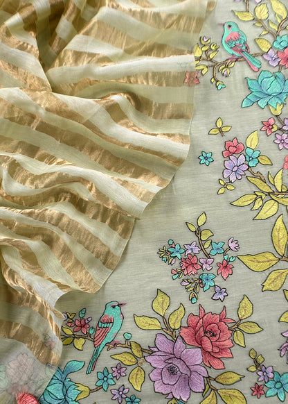 Mul cotton suit gifting for women

