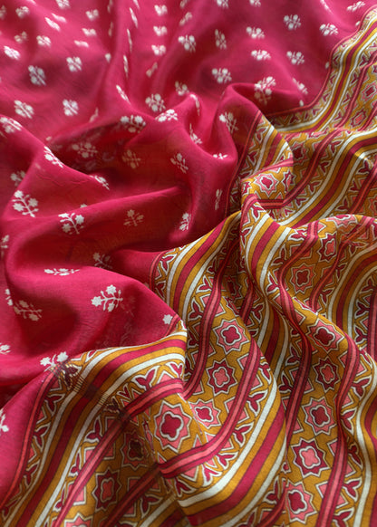 Summer wear maheshwari suit with dupatta

