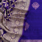 Sindhu Violet Handloom Varanasi Raw Silk Kurta And Khaddi Georgette Gharchola Dupatta With Kadwa Weaving