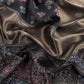 Black Wool Unstitched Suit With Kani Zari Weaving