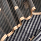 Kavya Black Greys Striped Katan Silk Kurta And Kora Silk Dupatta With Kadwa Weaving