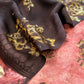 Peach With Brown Nashpal Ajrakh Suits in Purest Modal by Tussar Fabric