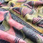 Pink And Yellow Nashpal Ajrakh Suits in Purest Modal by Tussar Fabric