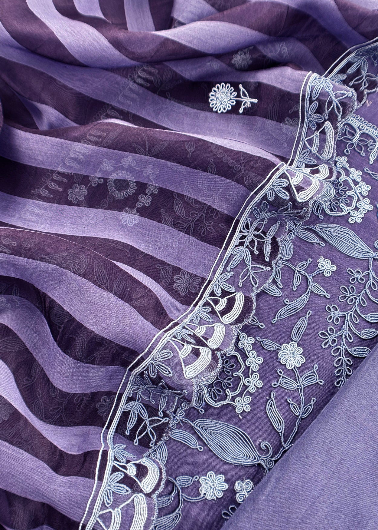 mulmul unstitched suit with dupatta

