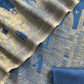 Blue Premium Cotton Silk Suit With Kani Zari Weaving