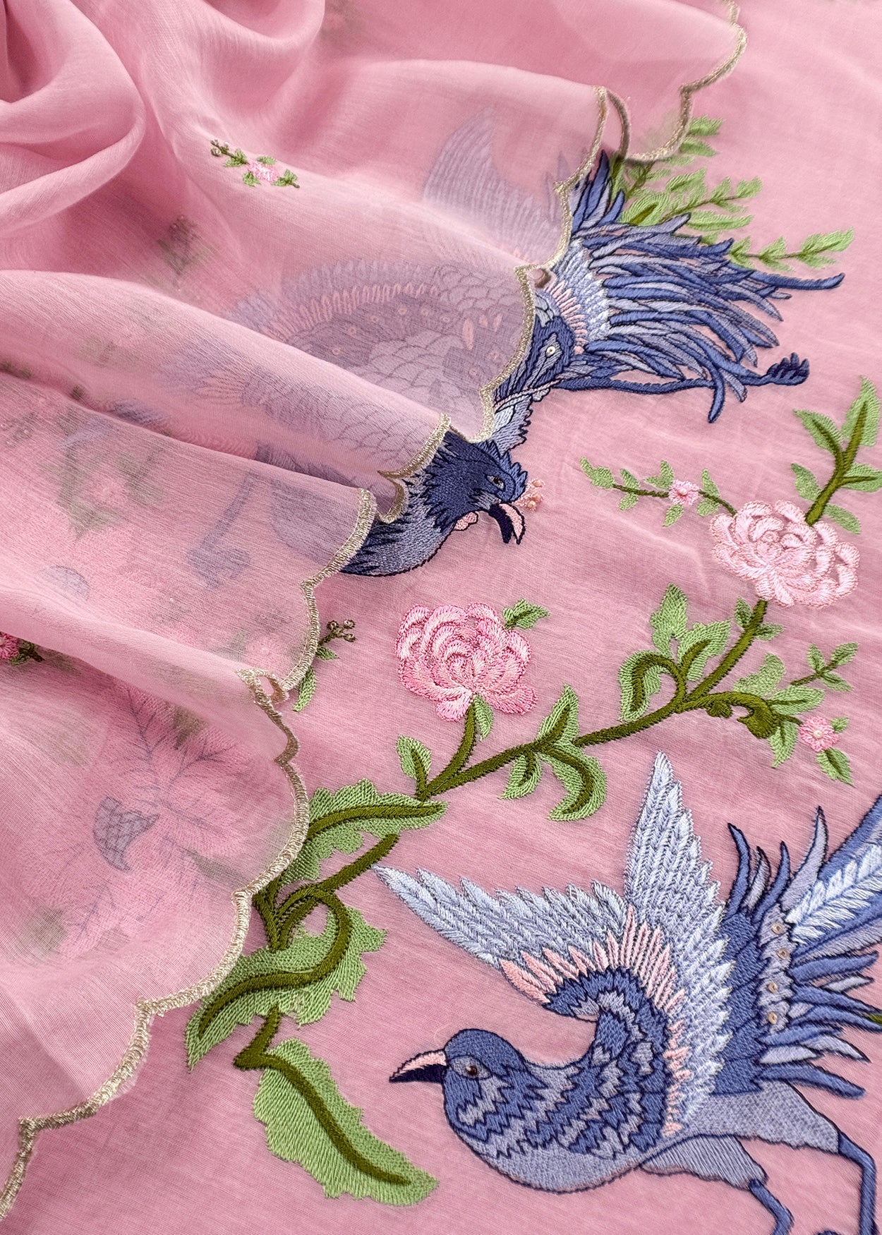 Summer wear Suit Pure Chanderi Fabric

