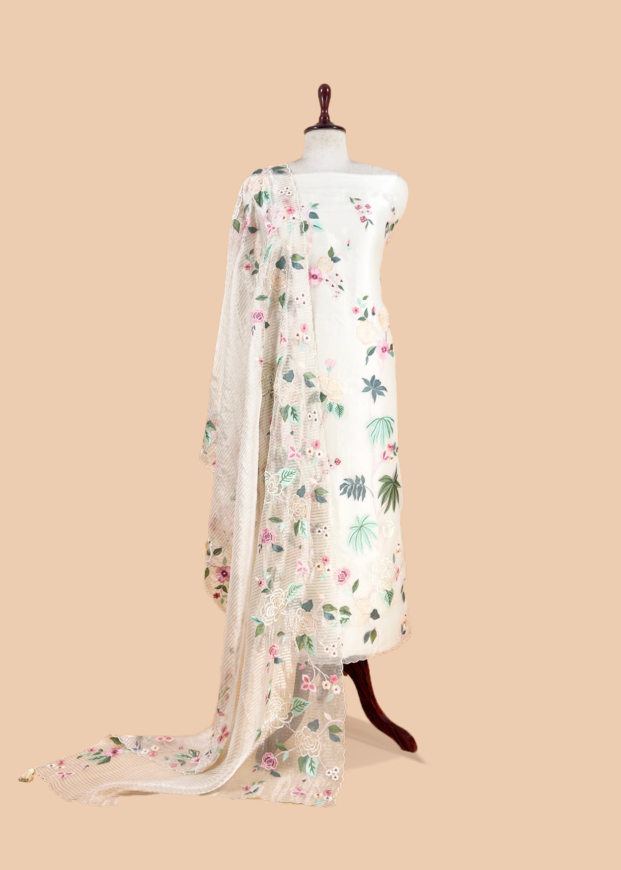 Wedding wear organza suit for online at the best price