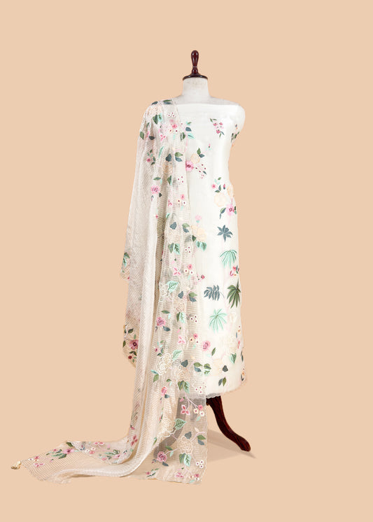 Wedding wear organza suit for online at the best price