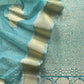 Brocade Kurta With Organza Dupatta