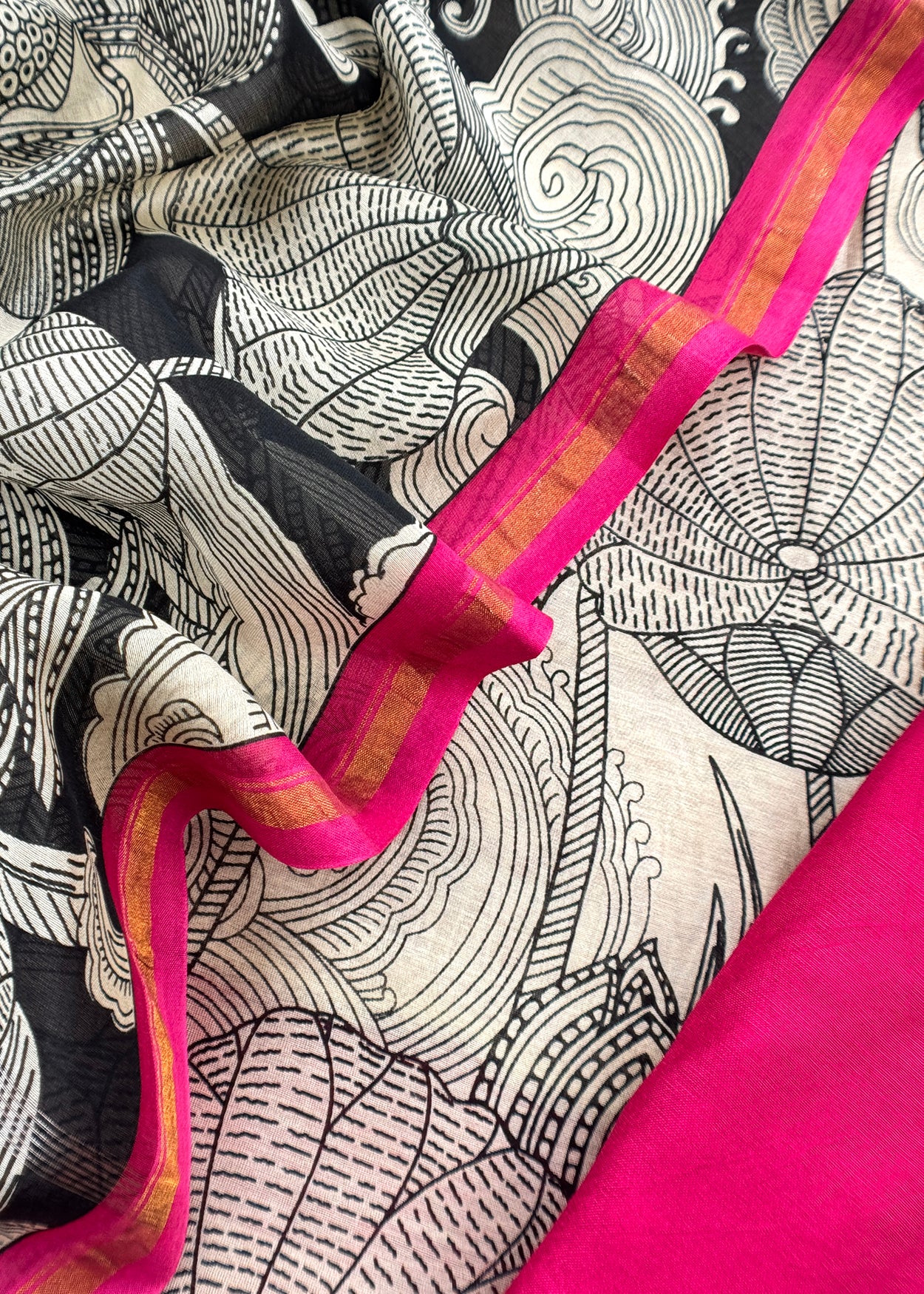 Maheshwari silk suit with dupatta

