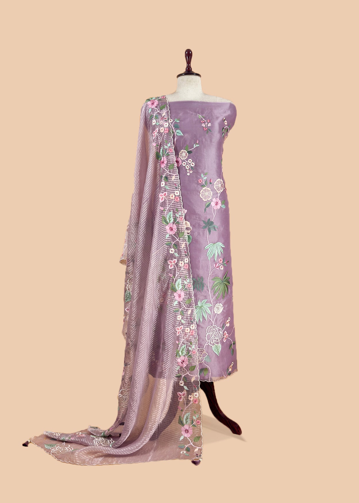 Wedding wear organza suit for online at the best price