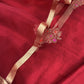 Crimson Red Handloom Silk Kurta and Kora Silk Dupatta with Kadwa weaving