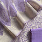 Banarasi Silk Brocade Suit With Organza Dupatta