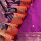 Violet Luxe Sangria Pink Pure Banarasi  Katan Silk Suit with Tanchoi weaving