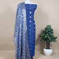 Royal Blue Banarasi Suit With Kalamkari Dupatta