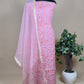 Pink Kota Doriya Suit With Kota Dupatta