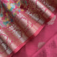 Red Banarasi Suit With Kalamkari Dupatta