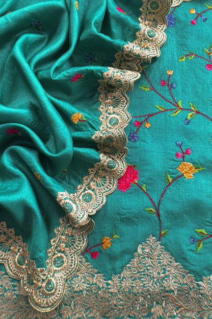 Buy best wedding wear tussar suit for women

