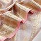 Banarasi silk unstitched suit with dupatta

