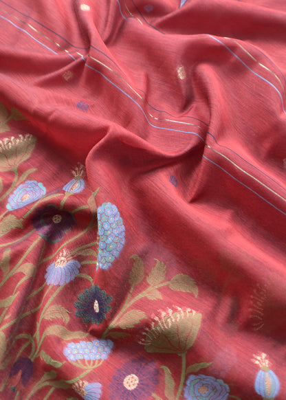 jamdani weaved suit for gifting mom

