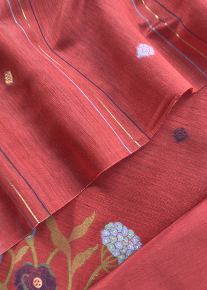jamdani weaved suit for gifting mom

