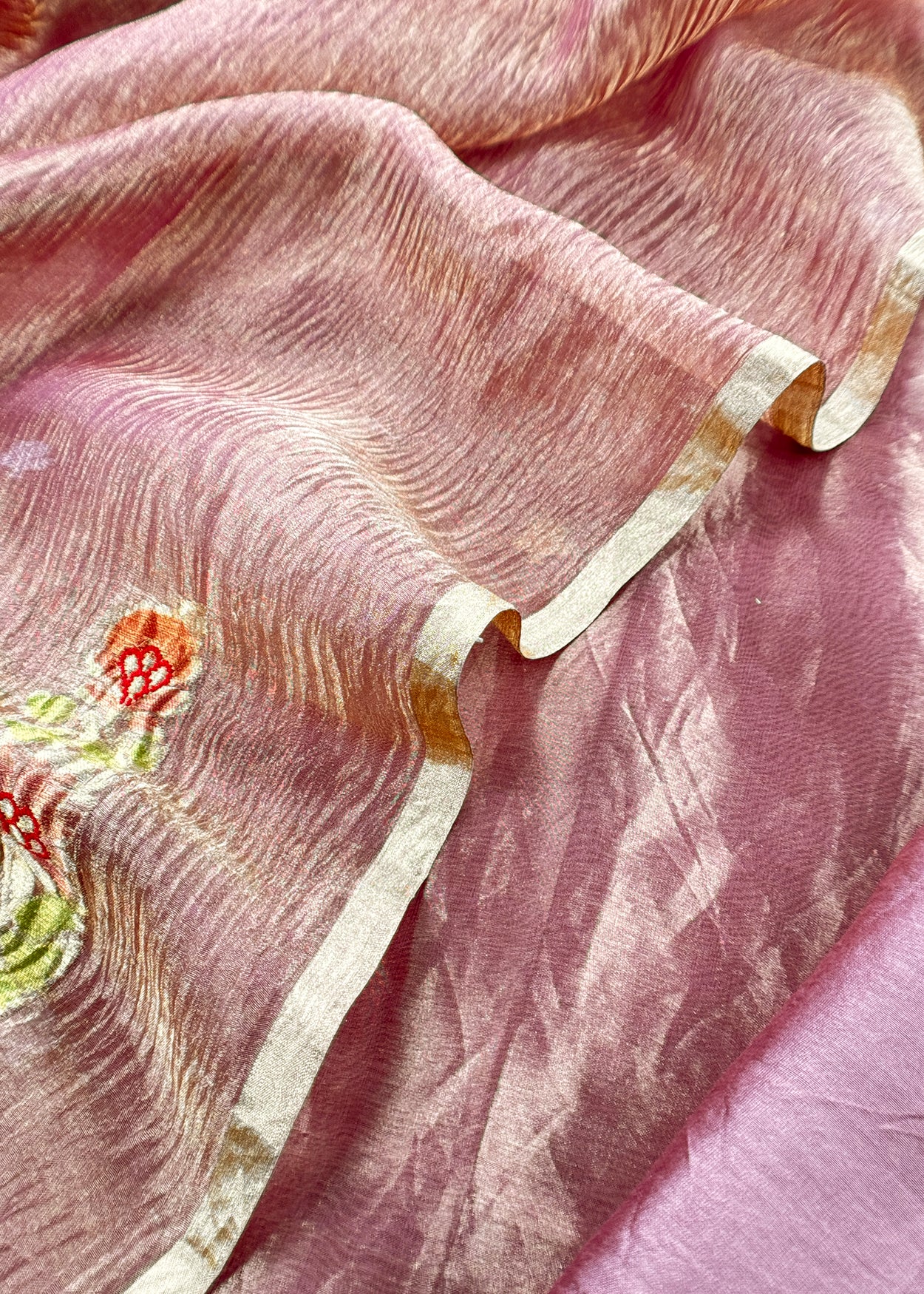 premium tissue silk suit with kadwa weaving

