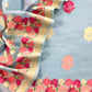 Banarasi meenakari suit in pure Cotton Suit.

