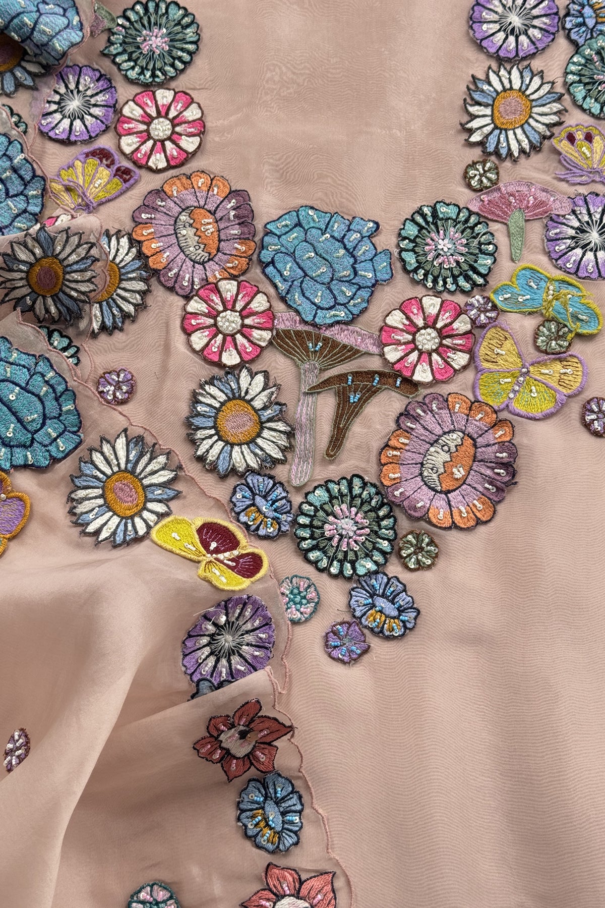 Buy Designer Organza Suit In Premium Quality

