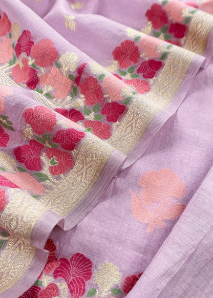 Banarasi meenakari suit in pure Cotton Suit.

