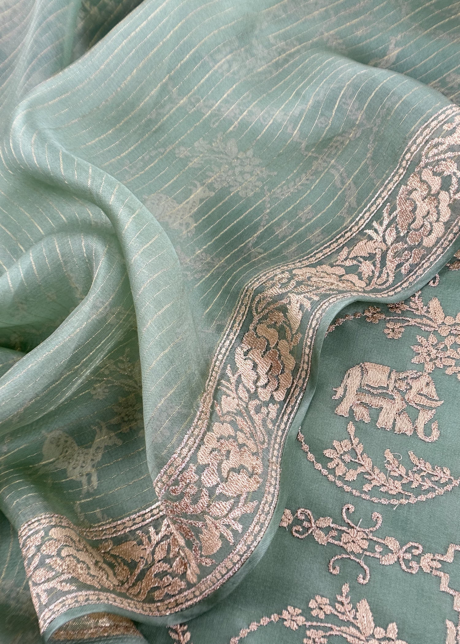 wedding wear organza suit set