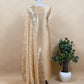 Brown Banarasi Silk Brocade Suit With Organza Dupatta