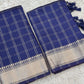 Purple Banarasi Chanderi Suit With Dupatta